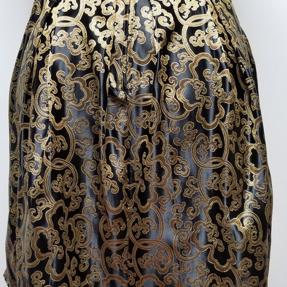 Handmade Gold & Black skirt - Picture 2 of 3